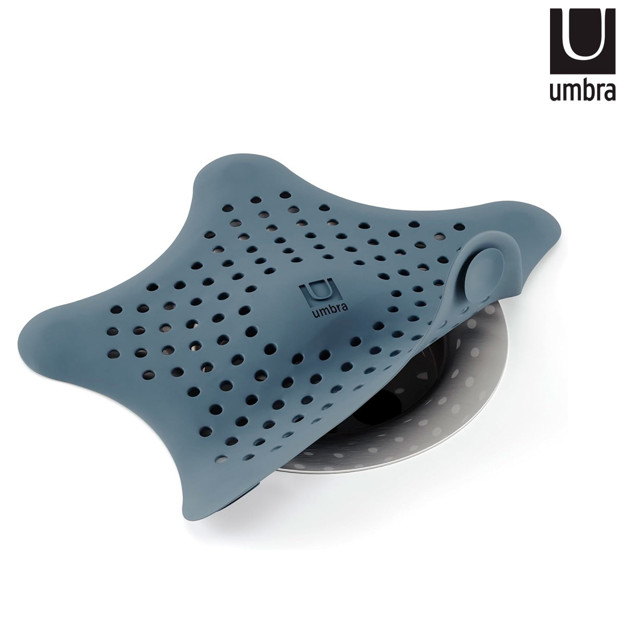 Imagen de REJILLA p/pileta c/ventosas Azul Estrella UMBRA 15cm Ø