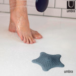 Imagen de REJILLA p/pileta c/ventosas Azul Estrella UMBRA 15cm Ø