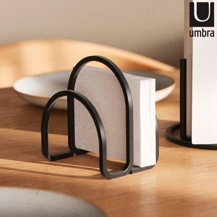 Imagen de SERVILLETERO Negro Squire Umbra 13x9.5x13cm H