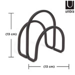 Imagen de SERVILLETERO Negro Squire Umbra 13x9.5x13cm H