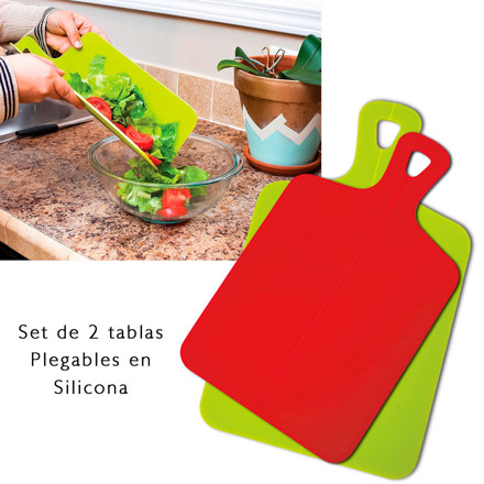 Imagen de SET x 2 Tablas Plegables Silicona Colores