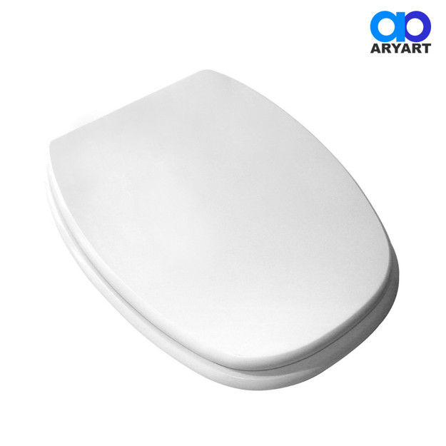 Imagen de TAPA WC Blanco Madera Laqueada Herraje Metal Monaco