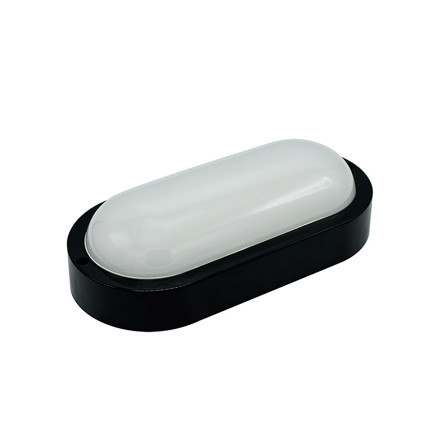 Imagen de TORTUGA LED Oval 15W ECO Fría Negra 20x10cm IP65