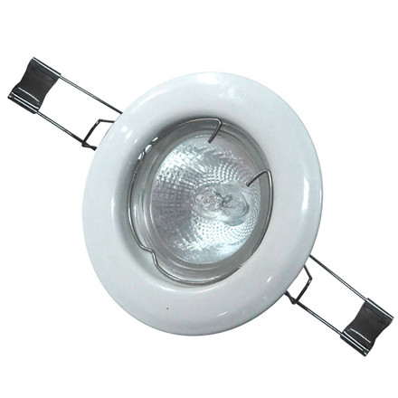 Imagen de SPOT Embutir p/Dicroica Redondo Blanco Ø8.5cm
