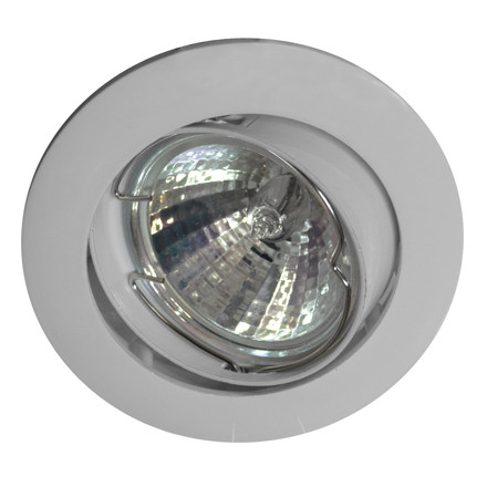 Imagen de SPOT Embutir p/Dicroica Redondo Movil Blanco Ø9.5cm