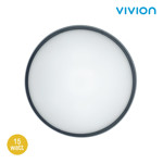 Imagen de TORTUGA Led Redonda 15w Negro Calida Ø26cm