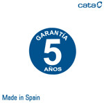 Imagen de TURBINA Cata Metal Cocina Negra CATA GS 600 - Ø110mm - 311.7m³/H - 37.5x31x12.5cm Prof