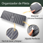 Imagen de Vertedor para Pileta en Silicona Negra 14x36.5cm