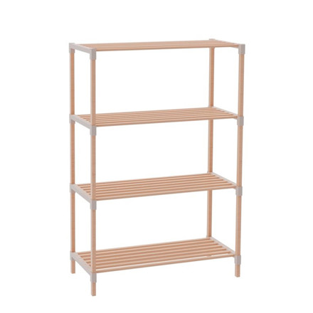 Imagen de ESTANTERIA x 4 Estantes Madera/Plastico 65x30x116cm H