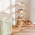 Imagen de ESTANTERIA x 4 Estantes Madera/Plastico 38x30x119cm H