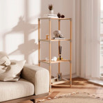 Imagen de ESTANTERIA x 4 Estantes Madera/Plastico 38x30x119cm H