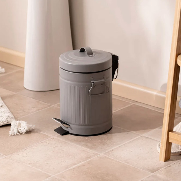 Imagen de PAPELERA 3 Lts Vintage Gris