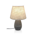 Imagen de LAMPARA Ceramica c/Pantalla Ankara 37.5cm H
