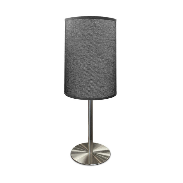 Imagen de Lampara de Mesa Acero c/Pantalla H: 40 cm
