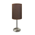Imagen de Lampara de Mesa Acero c/Pantalla H: 40 cm