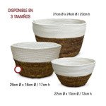 Imagen de CESTO Griego Mediano Ø29cm /Ø18cm /h17cm