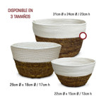 Imagen de CESTO Griego Grande Ø31cm /Ø24cm /h23cm
