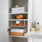 Imagen de CESTA Colgante p/estante Blanco 30x24.5x14.5cm