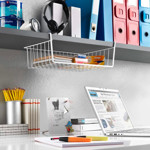 Imagen de CESTA Colgante p/estante Blanco 30x24.5x14.5cm