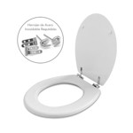 Imagen de TAPA W.C. Blanca Oval Herr. Acero