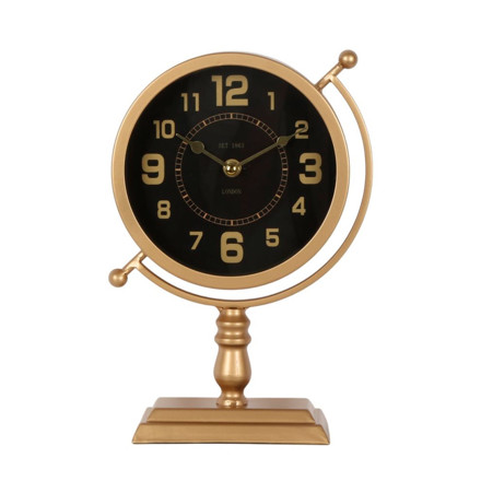 Imagen de RELOJ de Mesa Hierro/Dorado  Ø26x30cm H