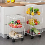 Imagen de CARRITO de 4 canastos 40x28x98cm