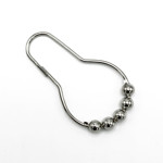 Imagen de ARGOLLAS Metalicas para Cortina de Baño 12 unid.
