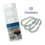 Imagen de ARGOLLAS Plásticas para Cortina de Baño x 12 unid.
