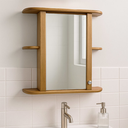 Imagen de BOTIQUIN Venecia Cerejeira 65cmx55cm h / 17