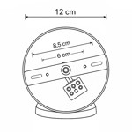 Imagen de SPOT 1 Luz E27 Eco Negro base Ø12cm