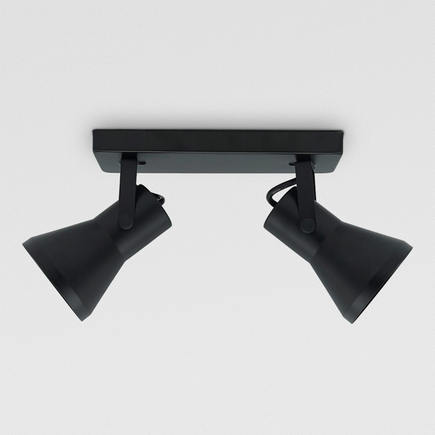 Imagen de SPOT 2 Luc E27 Eco Negro base 23x8cm