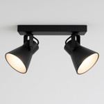 Imagen de SPOT 2 Luc E27 Eco Negro base 23x8cm