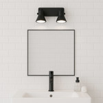 Imagen de SPOT 2 Luc E27 Eco Negro base 23x8cm