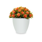 Imagen de MACETA Oval con Flores Amarillas D2