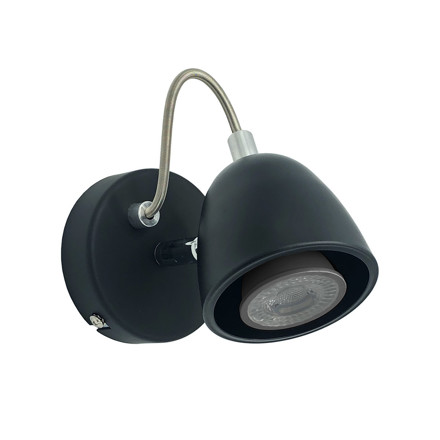 Imagen de Spot Duncan 1 Luz GU10 Negro Mate