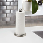 Imagen de SOPORTE Porta Rollo de Cocina Nickel Teadrop Ø17x34cm h