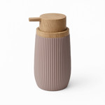 Imagen de SET 3 Pzas Rayas PP y Madera Beige