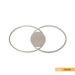 Imagen de APLIQUE LED Serena OO 43W Cálido Niquel 71x32.5x6cm h