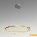 Imagen de Colgante LED Isadora 38W Cálido Nickel Ø55cm 120cm h