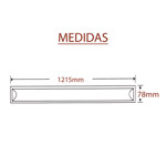 Imagen de ARTEFACTO LED Chato 36w Frío 120cm