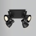Imagen de Spot RETRO Negro 4 Luces GU10