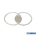 Imagen de APLIQUE LED Serena OO 43W Frio Niquel 71x32.5x6cm h