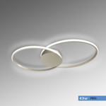 Imagen de APLIQUE LED Serena OO 43W Frio Niquel 71x32.5x6cm h