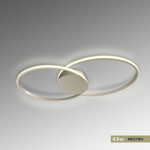 Imagen de APLIQUE LED Serena OO 43W Neutro Nickel 71x32.5x6cm h