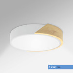 Imagen de PANEL LED 12W Frio Blanco-Madera Ø23cm