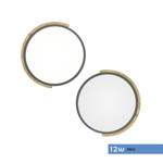 Imagen de PANEL LED 12W Frio Gris-Madera Ø23cm