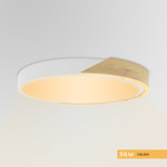 Imagen de PANEL LED 36W Calido Blanco-Madera Ø40cm