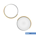 Imagen de PANEL LED 36W Frio Gris-Madera Ø40cm