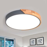 Imagen de PANEL LED 36W Neutro Gris-Madera Ø40cm