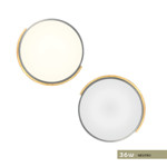 Imagen de PANEL LED 36W Neutro Gris-Madera Ø40cm